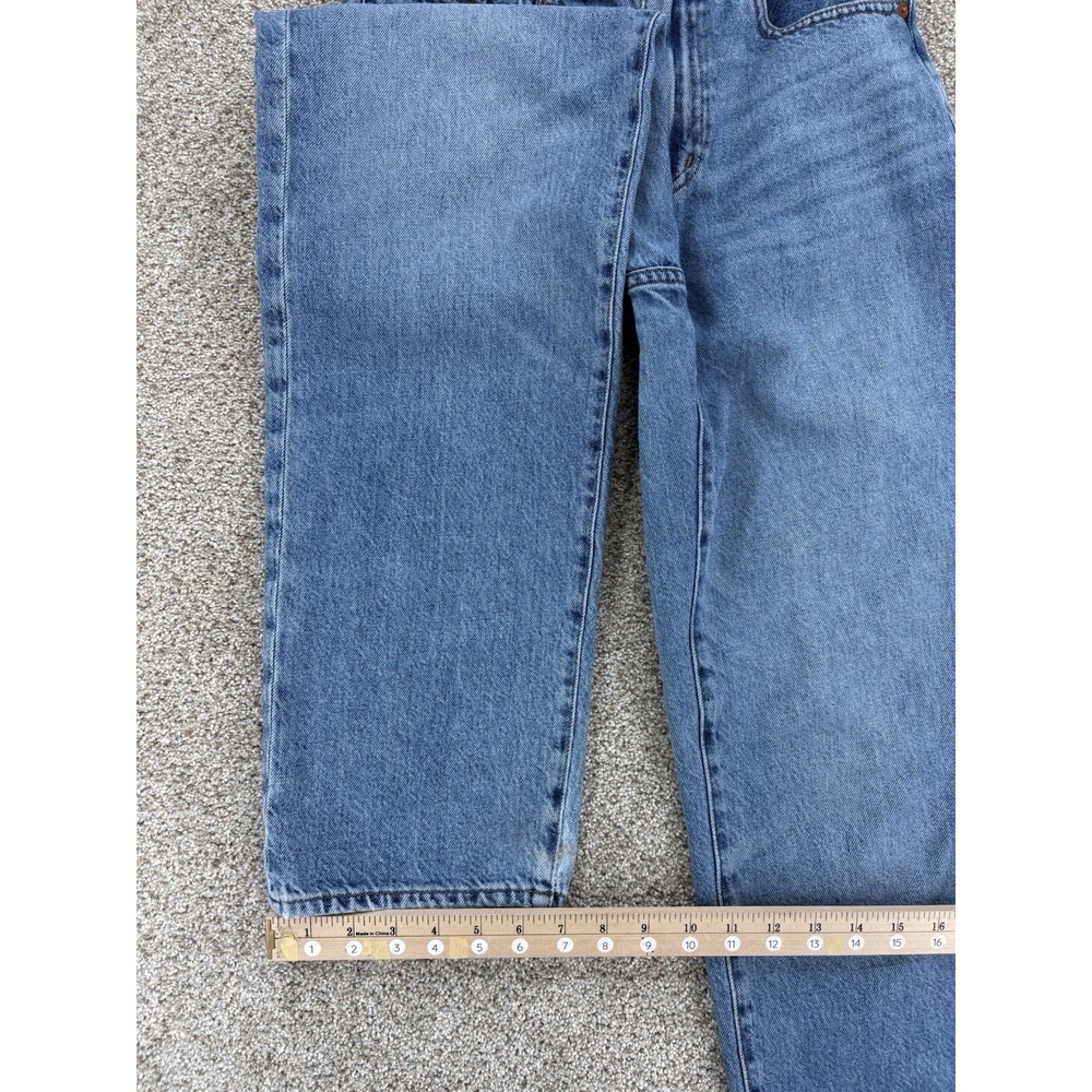 Madewell Baggy Straight Fit Jean Womens 26 Blue Light Wash High Rise 100% Cotton - Picture 13 of 13